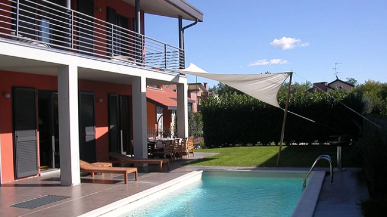 Patios & Terraces, Single-Family Homes, Exterior, Swimming Pools, New Build