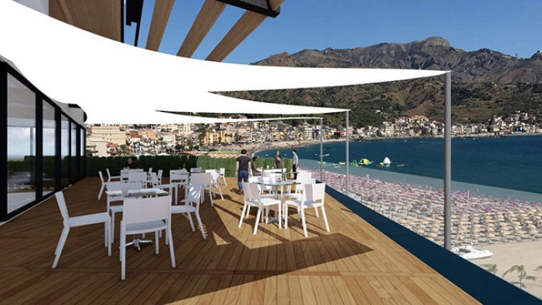 Patios & Terraces, Hotels / Restaurants, Contemporary